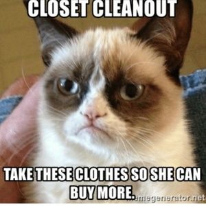 Closet cleanout